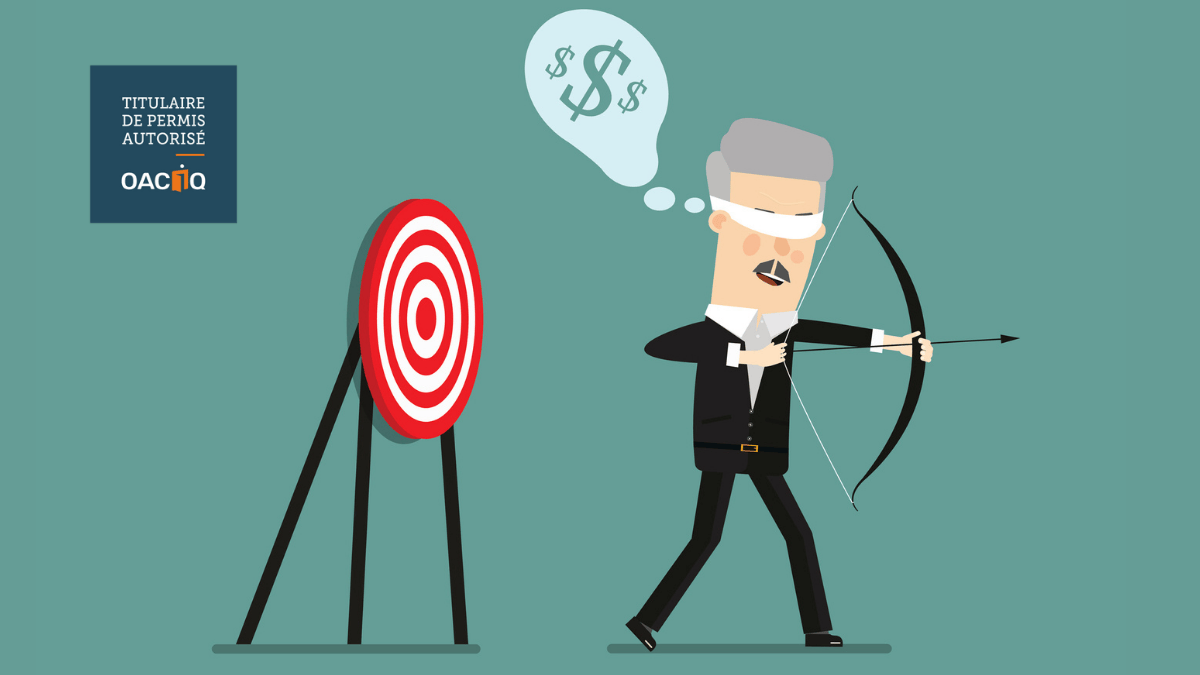 courtier immobilier vendeur qui vise la mauvaise cible et pense à la commission