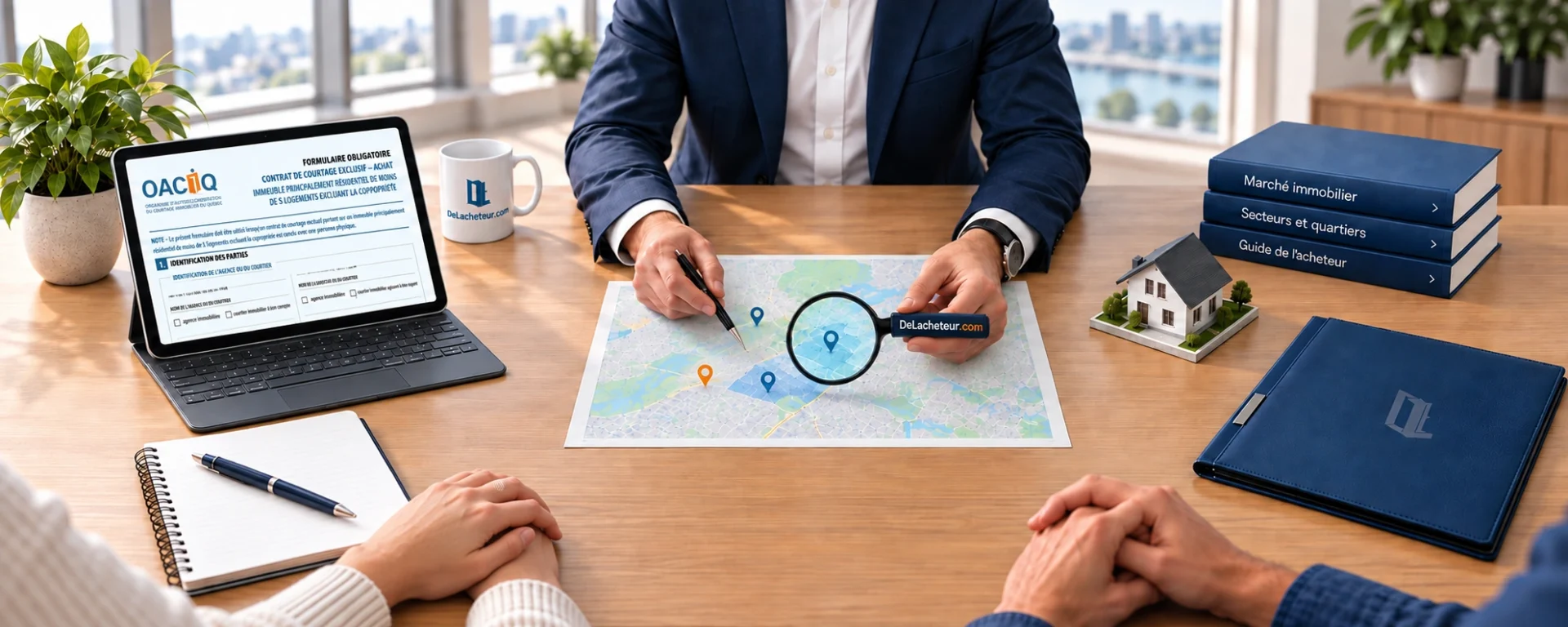 Représentation d’acheteurs immobiliers avec carte de secteurs, CCA et analyse d’un projet d’achat